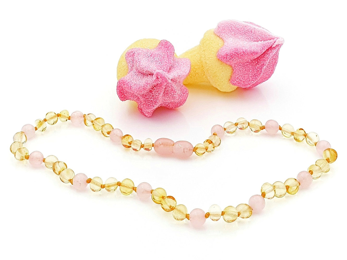 best seller Baltic amber baby teething necklace