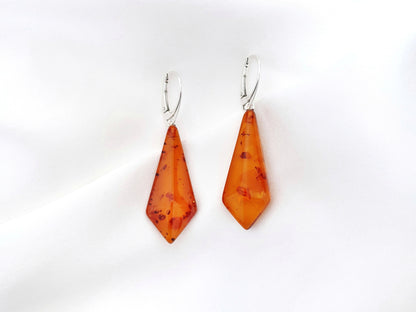 exclusive Baltic amber earrings