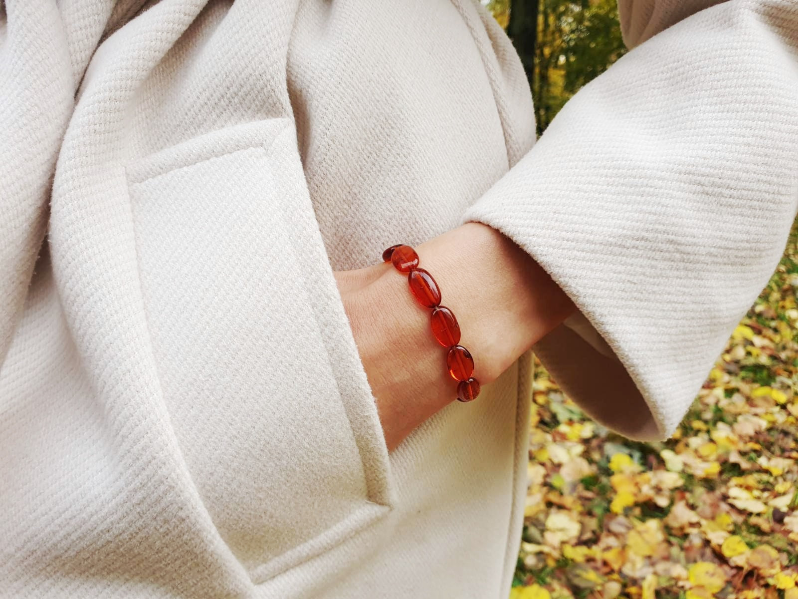 fashion Baltic amber adult bracelet for gift