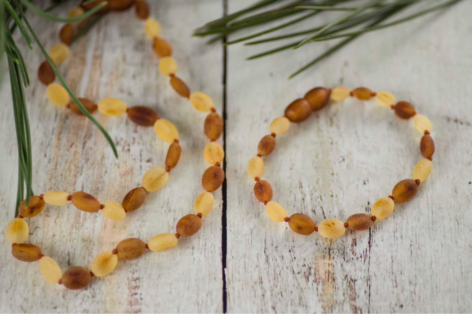 amber baby bracelet and necklace