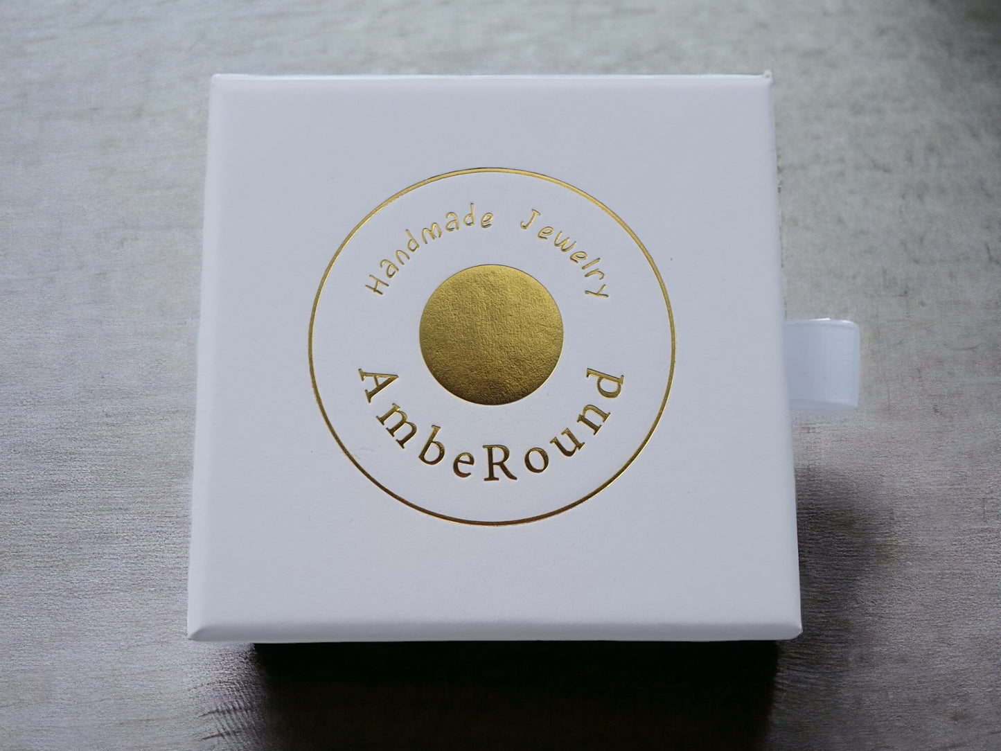 handmade jewelry amberound gift box